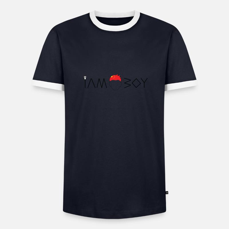 Ich bin ein chinesischer Junge - Männer Kontrast-T-Shirt - undefined