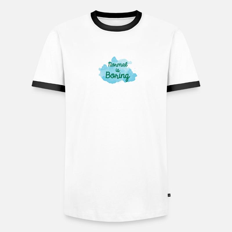 Normal is Boring Men's Ringer Shirt