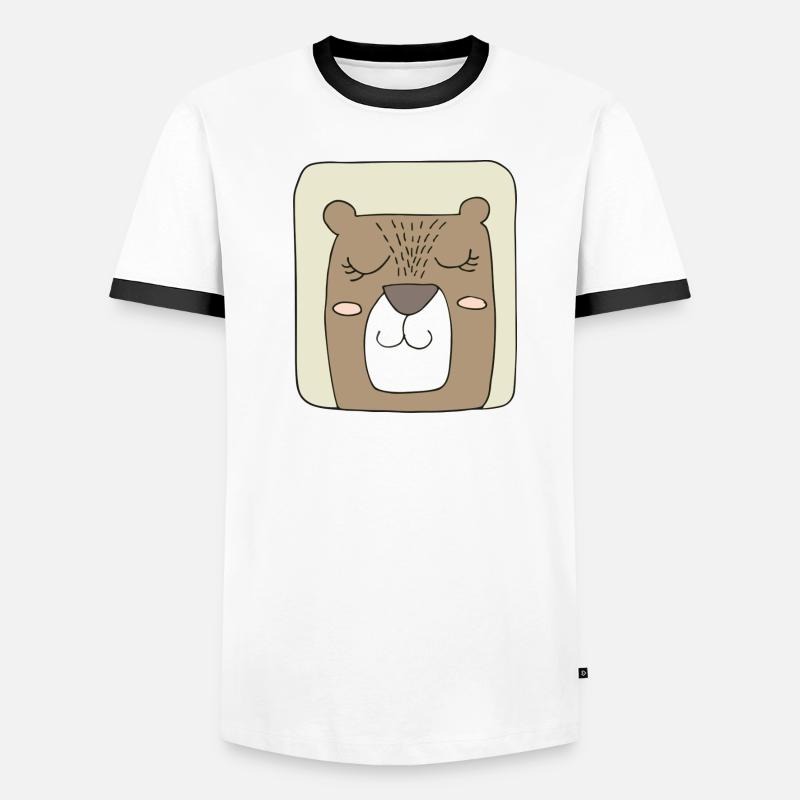 ourse T-shirt contrasté Homme