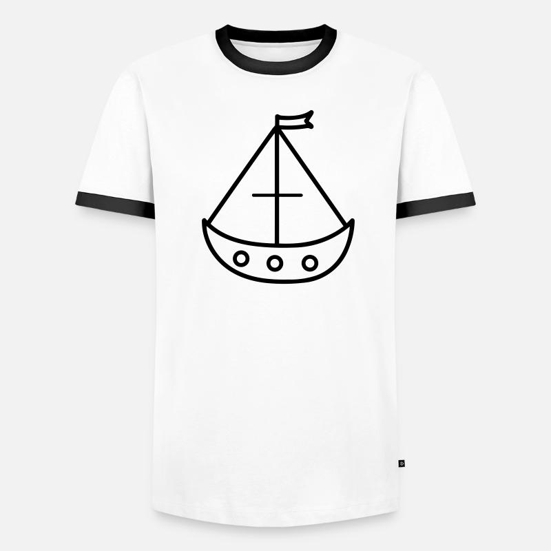 Pirate ship Men's Ringer Shirt