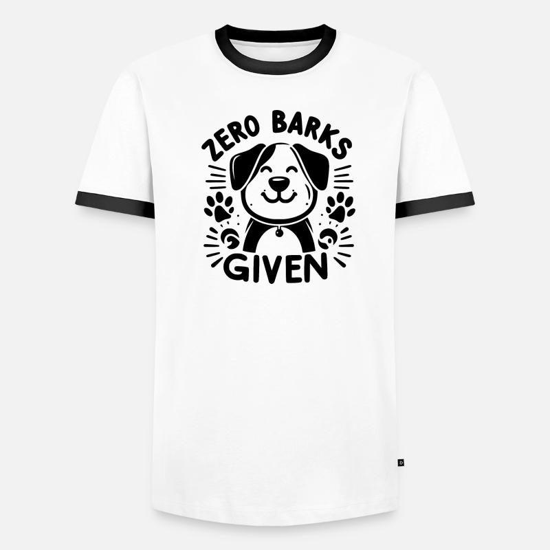 Zero Barks Given Men's Ringer Shirt