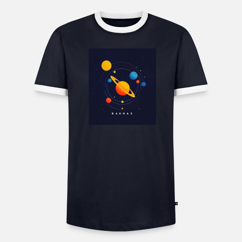 Bauhas Planetary System Men's Ringer Shirt