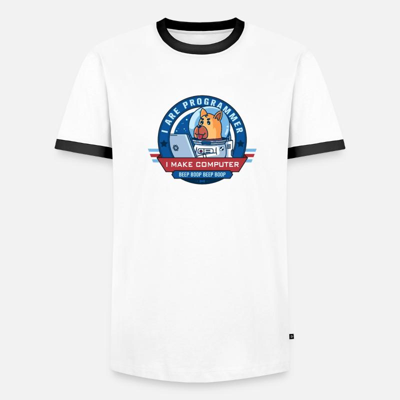 Ich bin Programmierer Männer Kontrast-T-Shirt