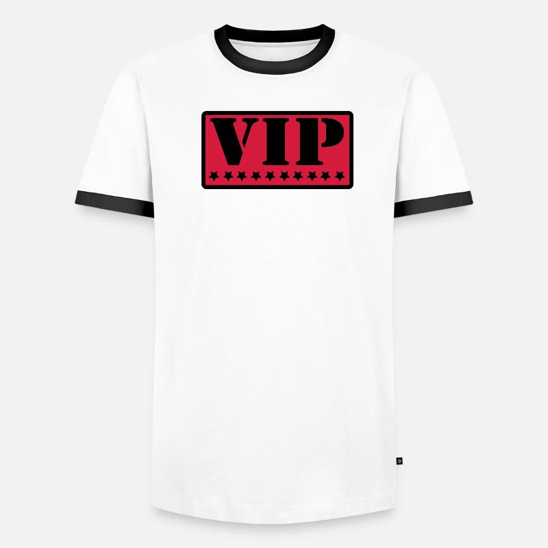 vip Männer Kontrast-T-Shirt
