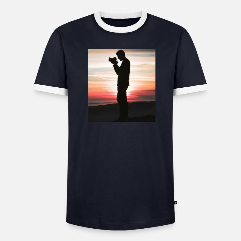 High pose Men's Ringer Shirt