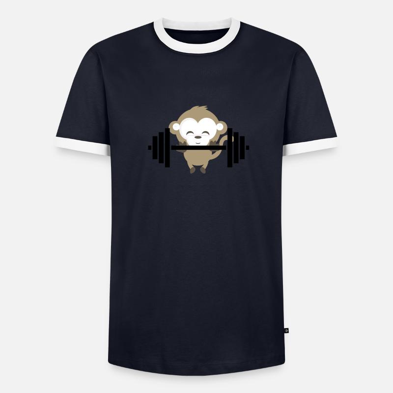Fitnessmonkey T-shirt contrasté Homme