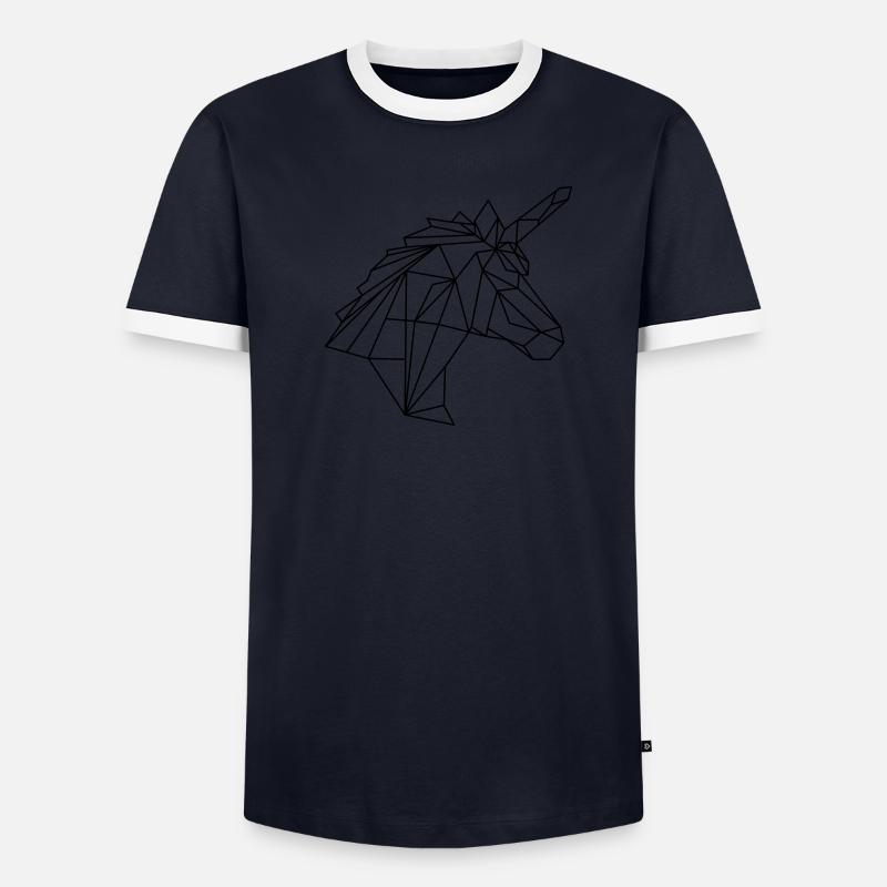 Licorne Graph T-shirt contrasté Homme
