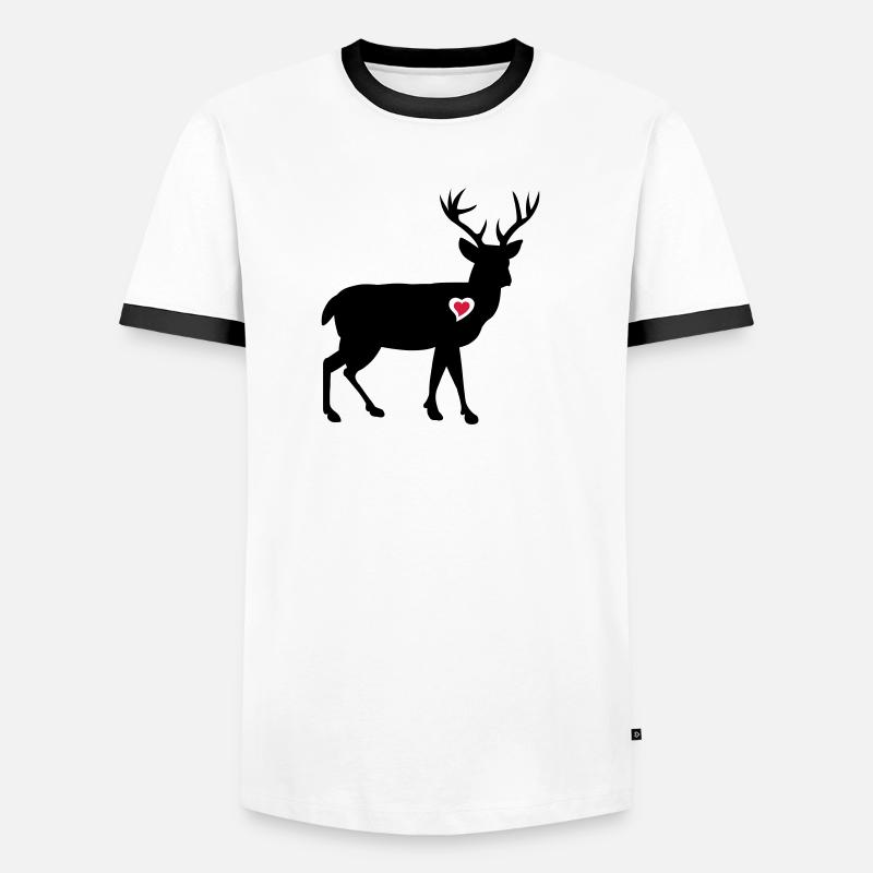 elk hirsch elch blitz thunder Men's Ringer Shirt
