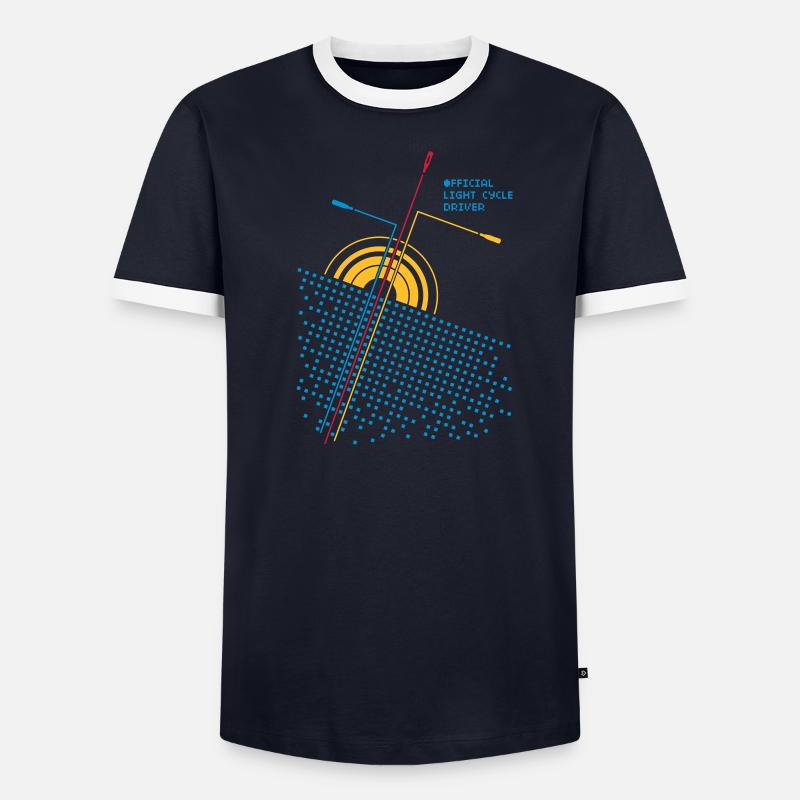Official light cycle driver Männer Kontrast-T-Shirt