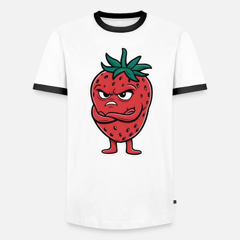 Fraise T-shirt contrasté Homme