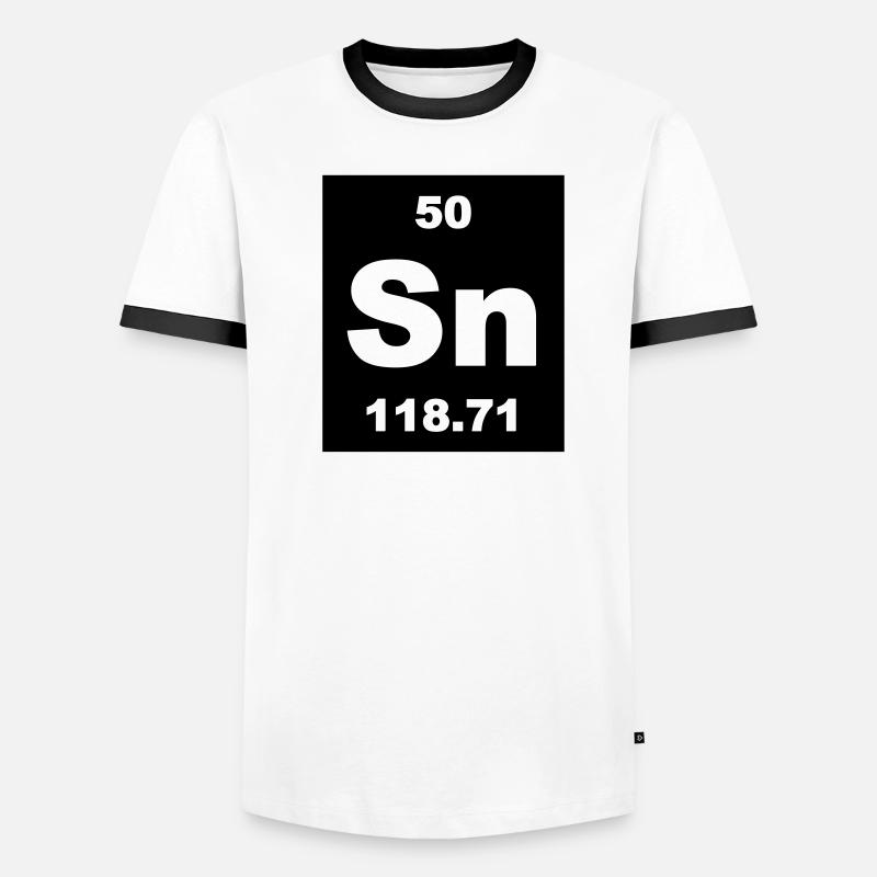 Element 50 - sn (tin) - Short-inv T-shirt contrasté Homme