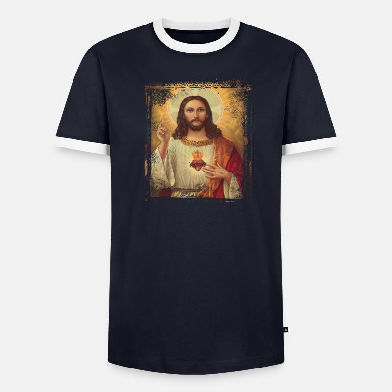 Sauveur T-shirt contrasté Homme