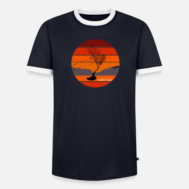 Llanberis Lonely Tree Men's Ringer Shirt