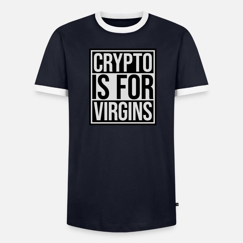 Crypto est pour les vierges T-shirt contrasté Homme