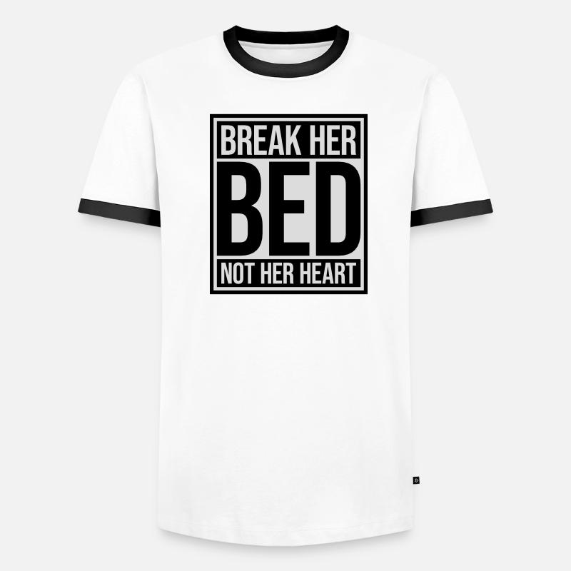 Briser sa citation de lit T-shirt contrasté Homme
