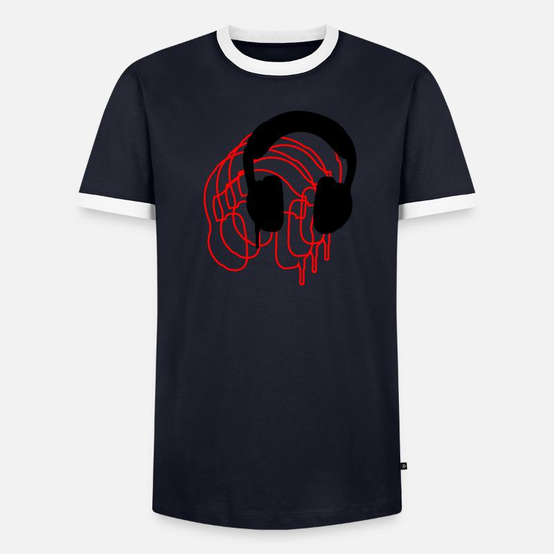 Casque T-shirt contrasté Homme