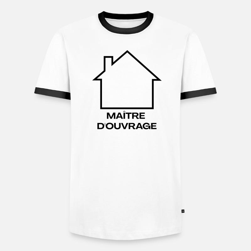 Maître d'ouvrage Maison T-shirt contrasté Homme