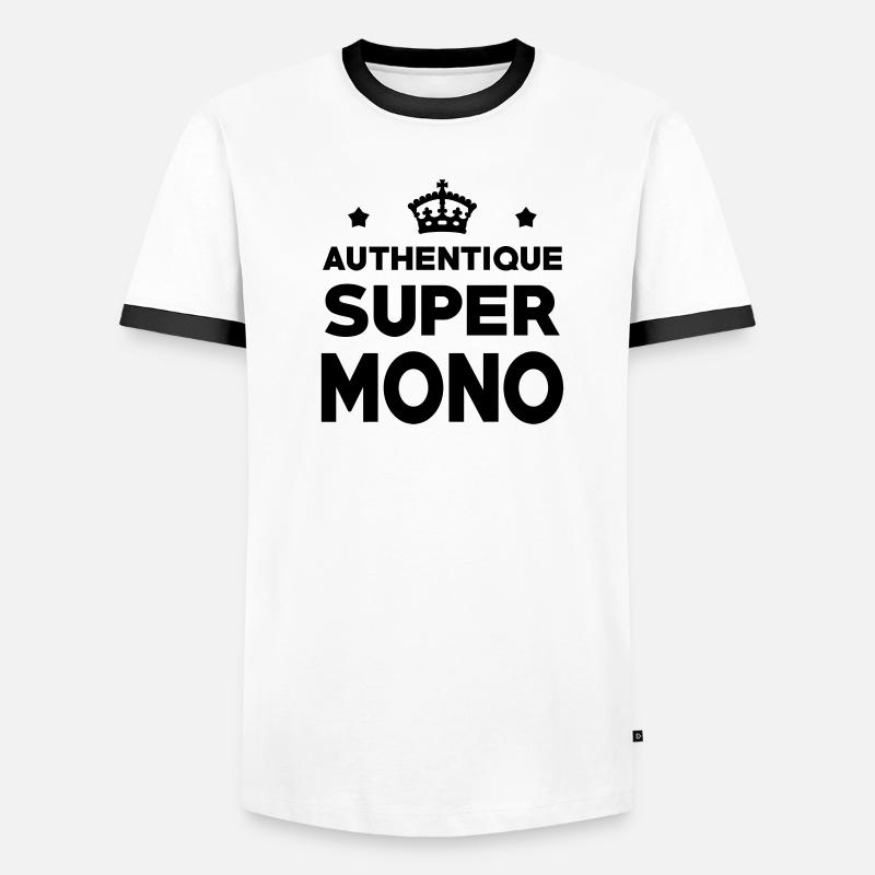 Moniteur / Monitrice / Mono / Formation / Ski T-shirt contrasté Homme