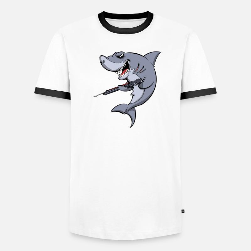 Harpon de requin T-shirt contrasté Homme