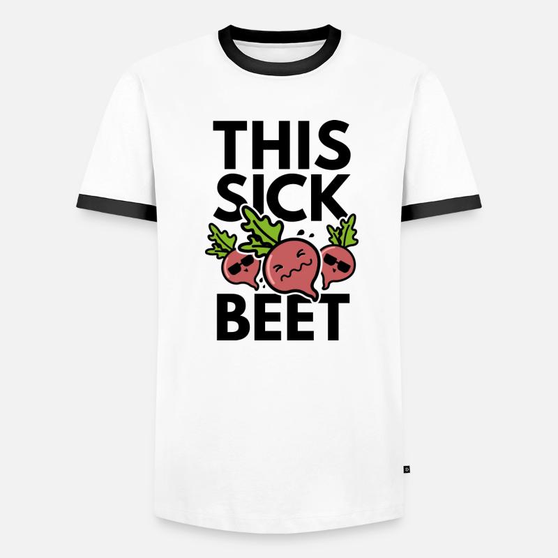 Cette betterave malade T-shirt contrasté Homme