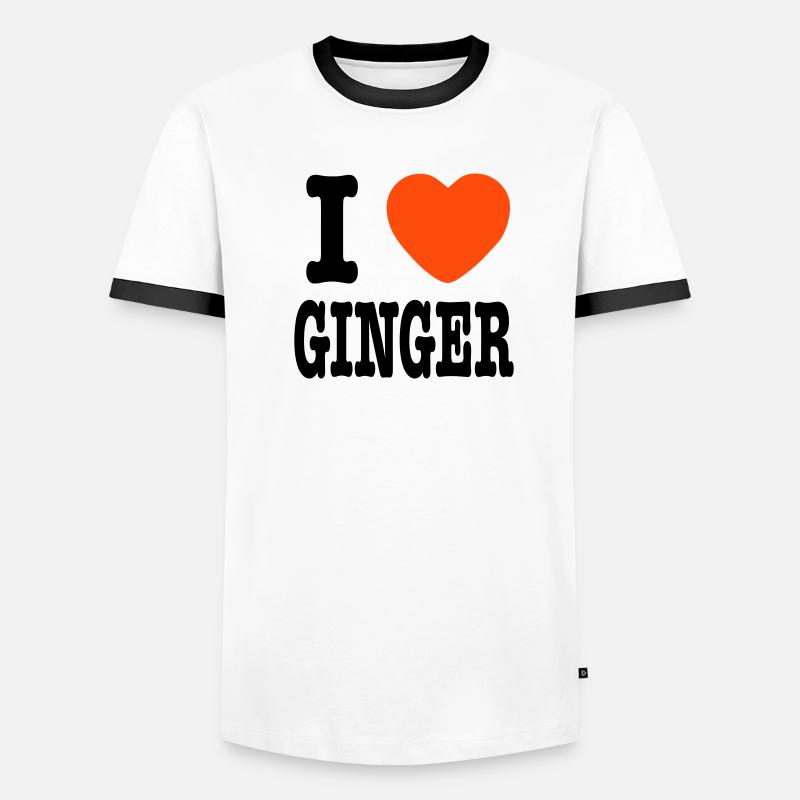 J'aime Ginger T-shirt contrasté Homme