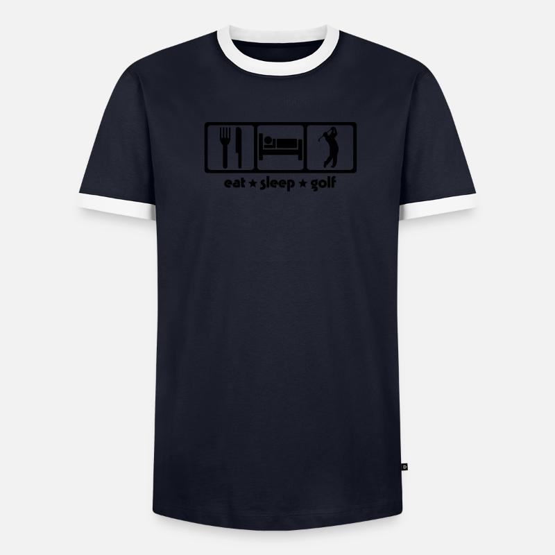 Eat Sleep Golf T-shirt contrasté Homme