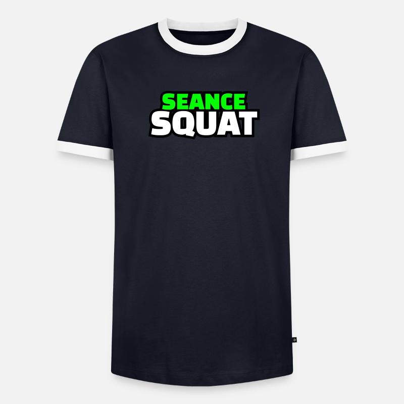 séance squat T-shirt contrasté Homme