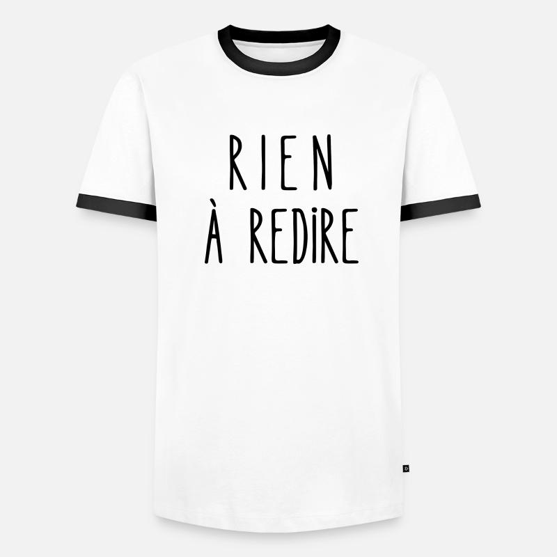 rien à redire T-shirt contrasté Homme