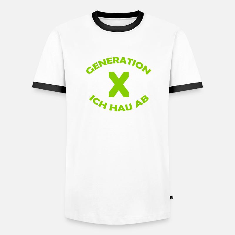 GENERATION X Männer Kontrast-T-Shirt