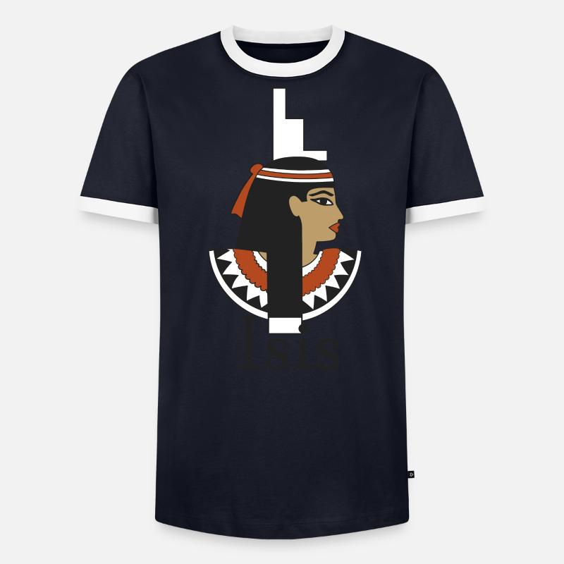 Isis Déesse de l’Univers T-shirt contrasté Homme