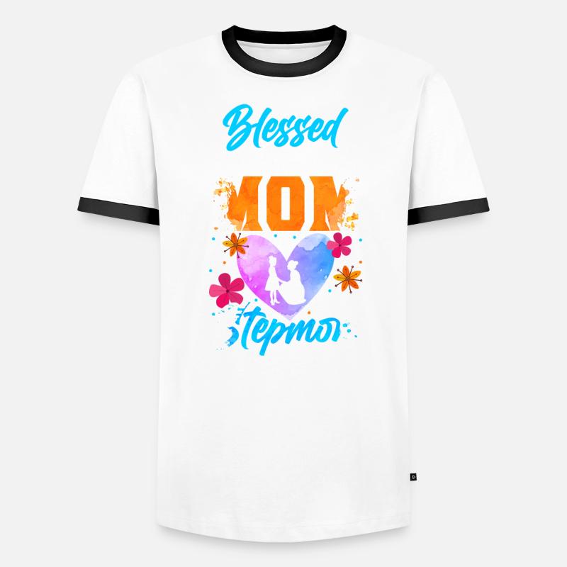 Stiefmutter Muttertag Stiefmama Mutter Männer Kontrast-T-Shirt