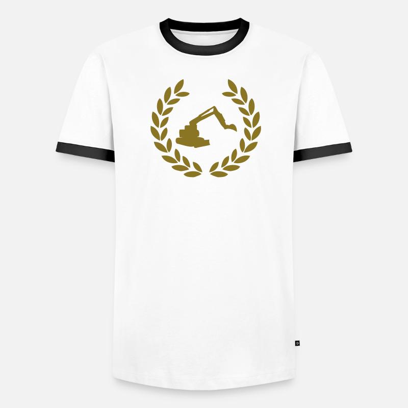 bagger deluxe Männer Kontrast-T-Shirt