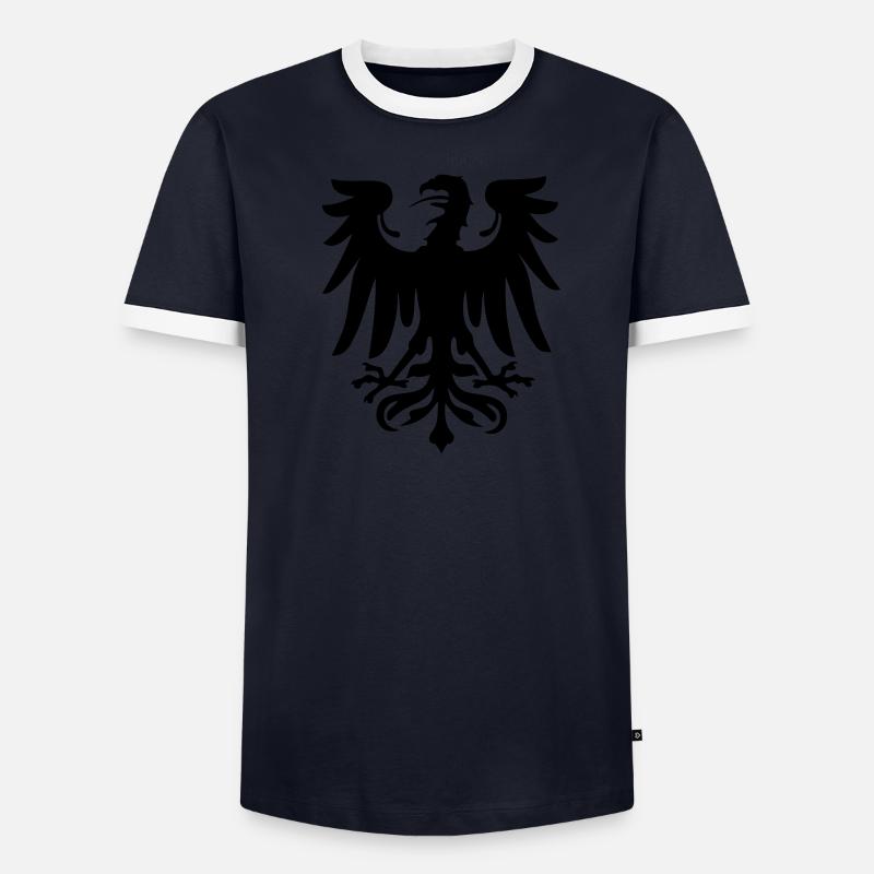 aigle symbole T-shirt contrasté Homme
