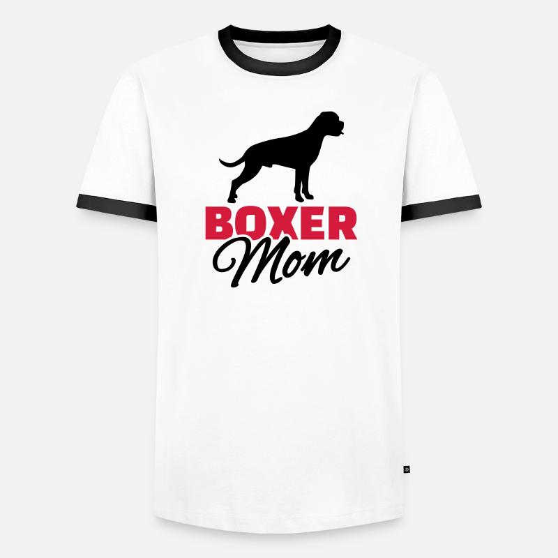 Boxer Männer Kontrast-T-Shirt