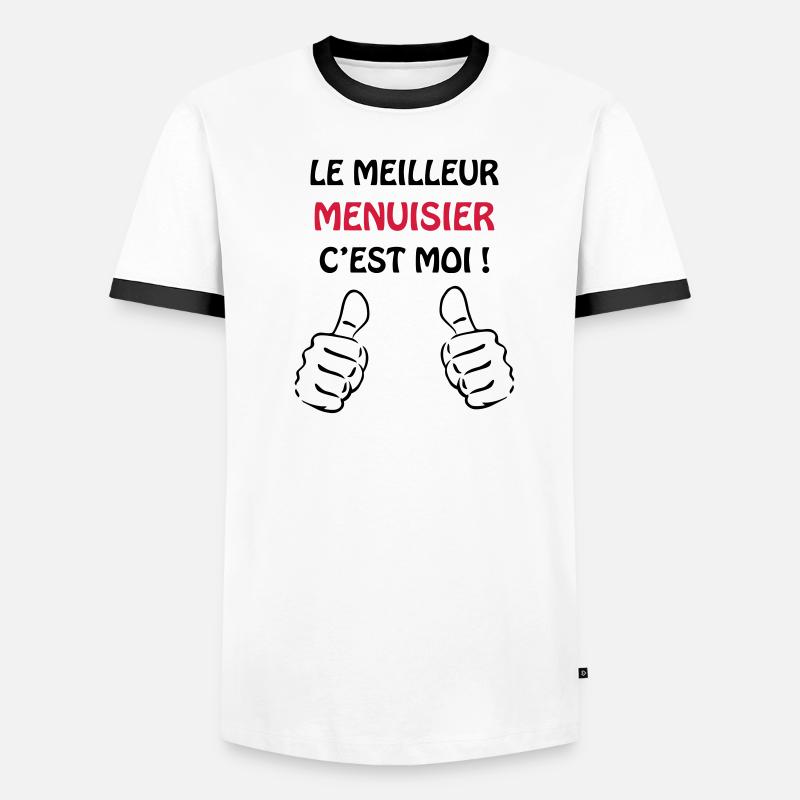 Menuisier / Menuiserie / Bois / Charpentier Men's Ringer Shirt