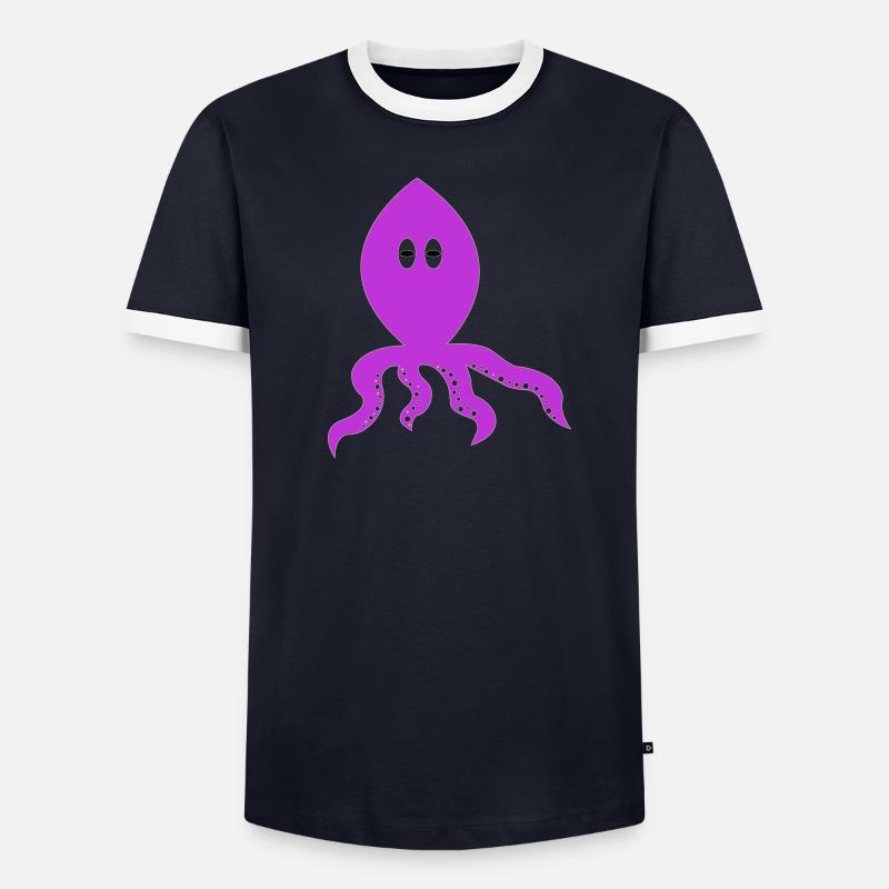 thinking squid Men's Ringer Shirt