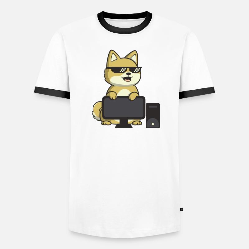 Magic Degen - Computer Männer Kontrast-T-Shirt