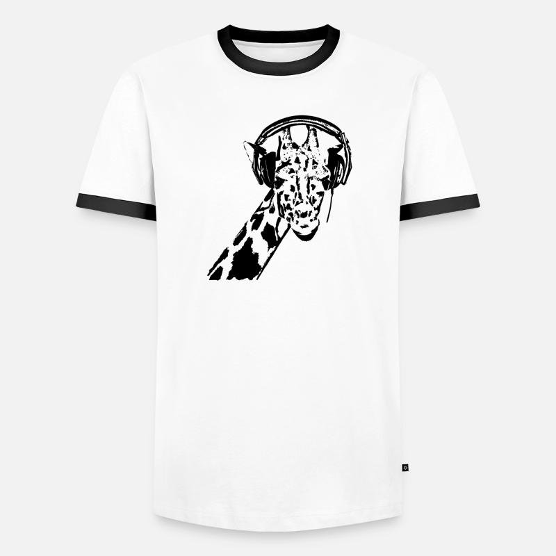 giraffe Men's Ringer Shirt