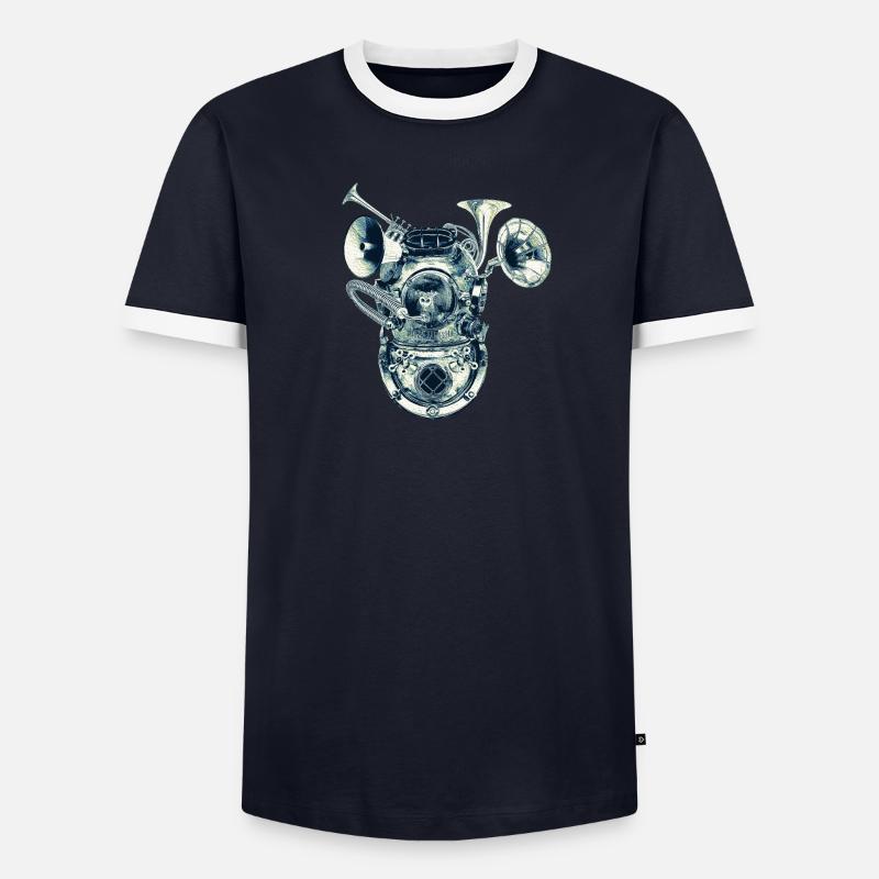 Monkey orchestra Men's Ringer Shirt