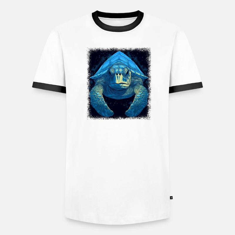 Cadeau Déclaration Idée Heureuse Créature T-shirt contrasté Homme