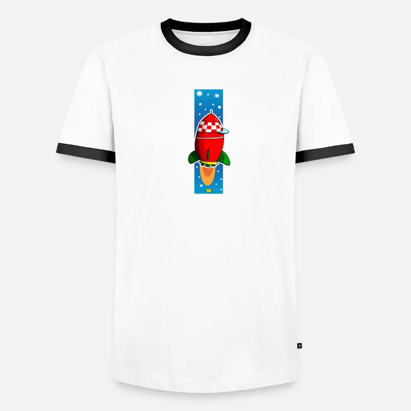 Fusée copy2 T-shirt contrasté Homme