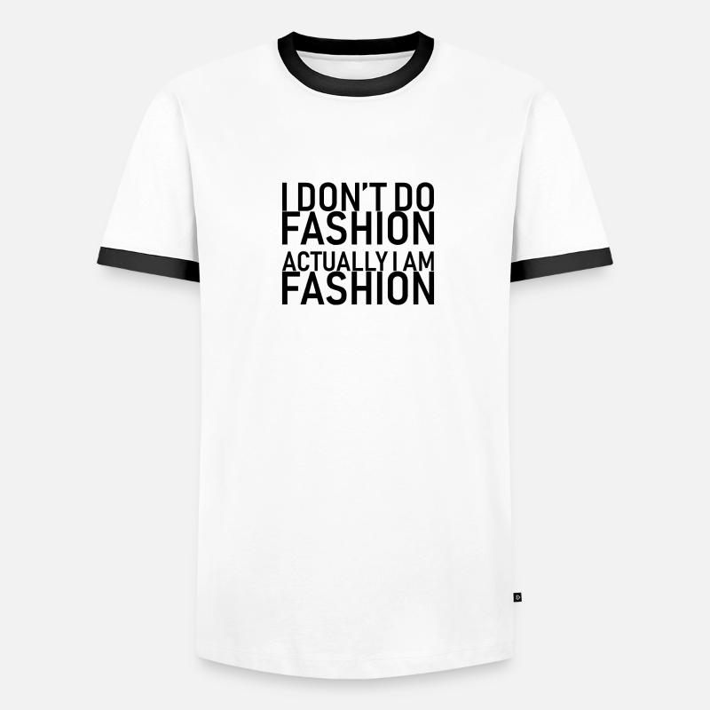 Mode Männer Kontrast-T-Shirt