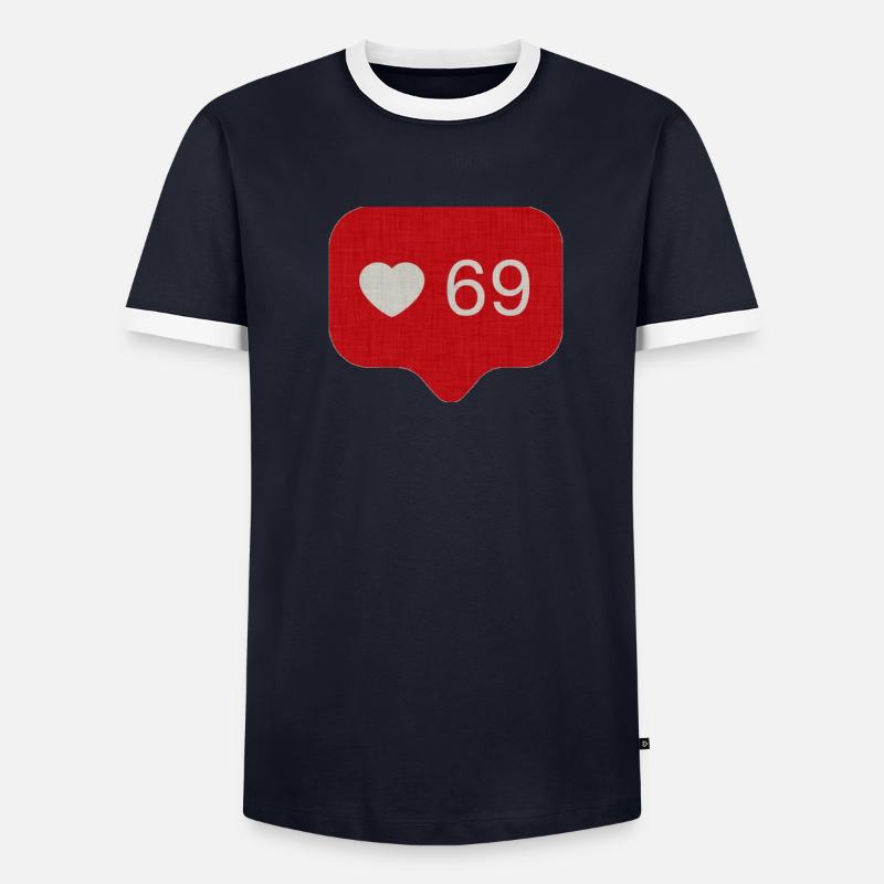 Instagram Comme 69 T-shirt contrasté Homme