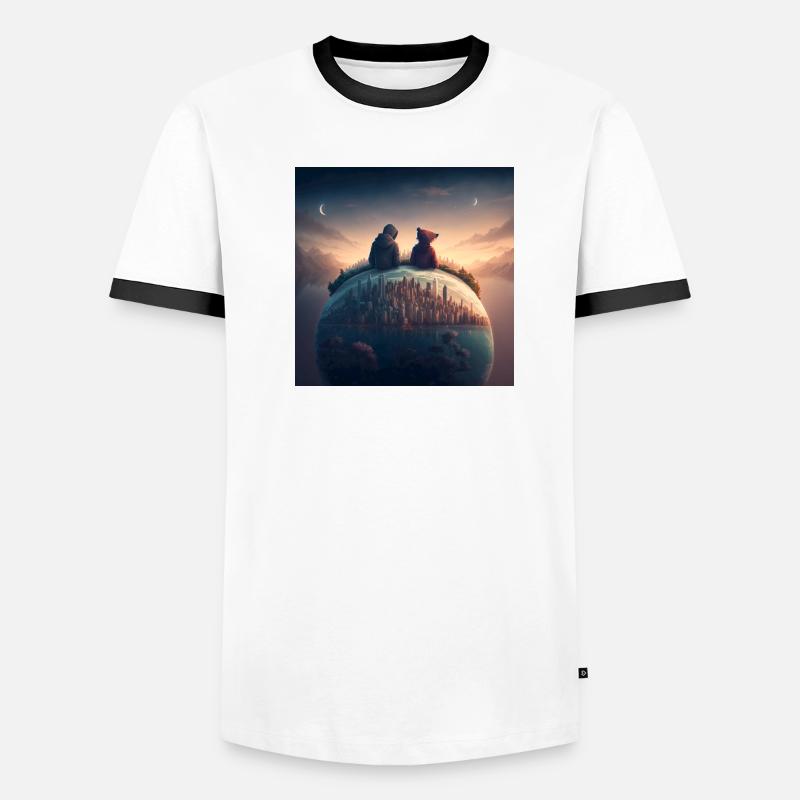 Parallel World Men's Ringer Shirt