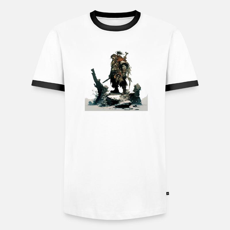Dwarf Warrior Men's Ringer Shirt