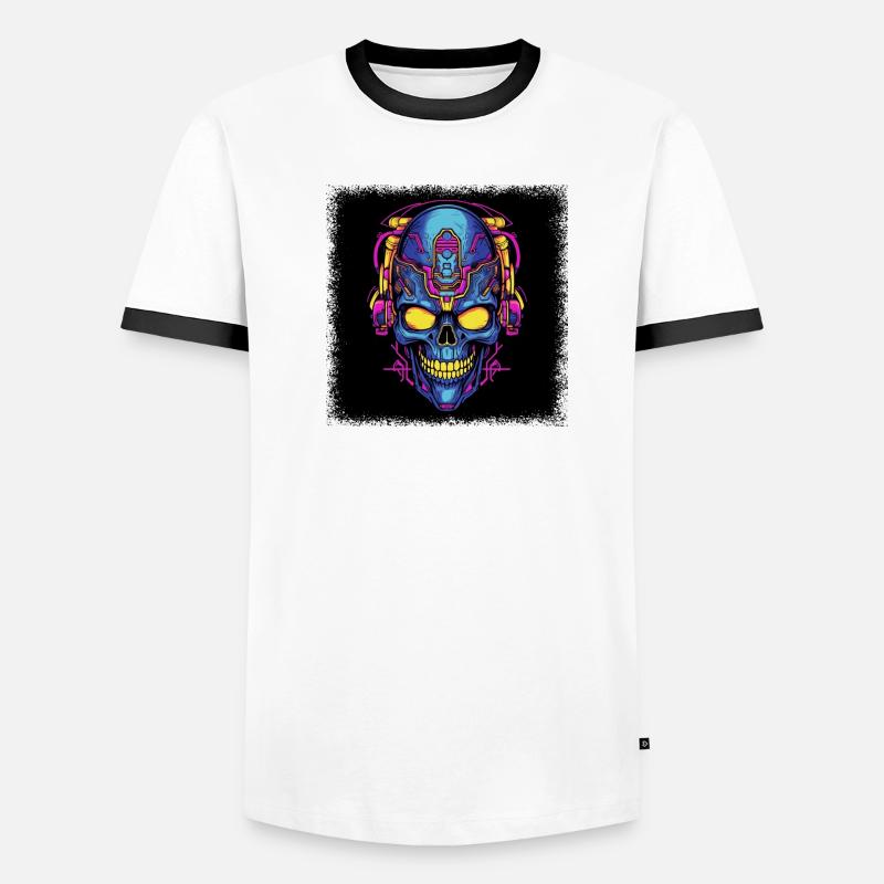 gift idea bones back print jokes present skeleton Men's Ringer Shirt