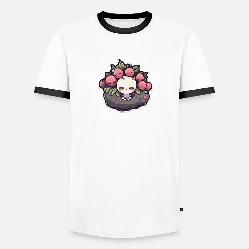 Fruchtmädchen Männer Kontrast-T-Shirt
