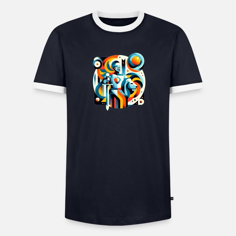 Gareth Männer Kontrast-T-Shirt