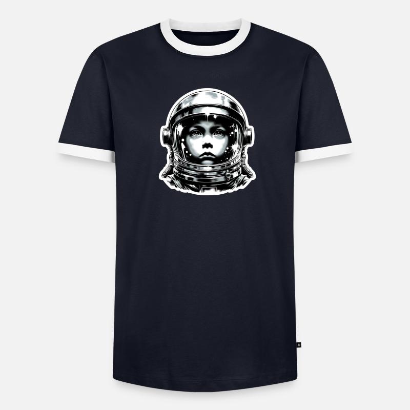 Garçon de l’espace T-shirt contrasté Homme