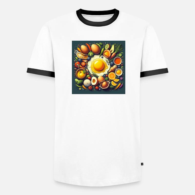 Scrambled eggs Men's Ringer Shirt
